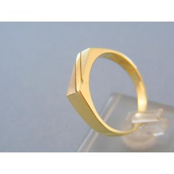 Zlatý pánsky prsteň žlté biele DP63531V