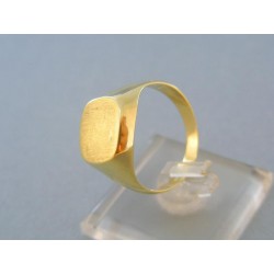 Jednoduchý pánsky prsteň žlté zlato bez vzoru