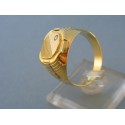 Zlatý prsteň žlté biele zlato kamienok zirkónu DP66818V