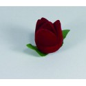 Krabička zamatová tvar ružičky FU57