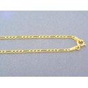 Zlatá retiazka so vzorom figára žlté zlato VDR45138Z