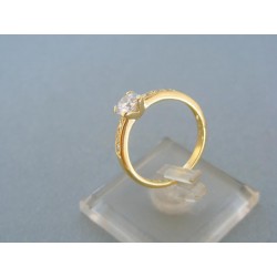 Zlatý dámsky prsteň žlté zlato zirkón DP54277Z