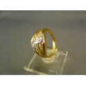 Zlatý dámsky prsteň so zirkónom VP57419