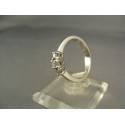 Diamantový prsteň biele zlato VD55381