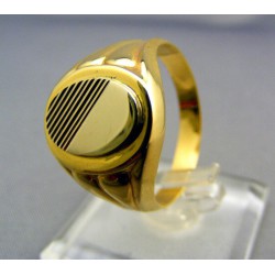 Zlatý pánsky prsteň žlté zlato VP67583Z