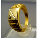 Zlatý pánsky prsteň žlté zlato VP62583Z