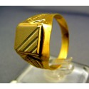 Zlatý pánsky prsteň pečatný žlté zlato VP64477Z