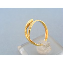 Zlatý prsteň had vzorovaný žlté zlato DP51216Z