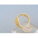 Zlatý prsteň s mriežkou žlté zlato vzorovaný DP51166Z