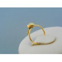 Zlatý prsteň jemný so srdiečkom žlté zlato DP42065Z