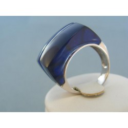 Strieborny prsteň modrý kameň VPS591480