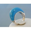 Strieborný prsteň s modrým kameňom VPS54704