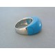 Nádherny strieborny prsteň s modrým kameňom VPS54704
