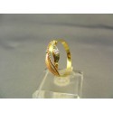 Zlatý dámsky prsteň viacfarebné zlata VP63242V