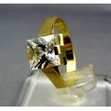 Zlatý prsteň žlté zlato zdobený zirkónom VP55324Z