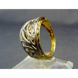 Zlatý dámsky prsteň viacfarebné zlata VP55451V
