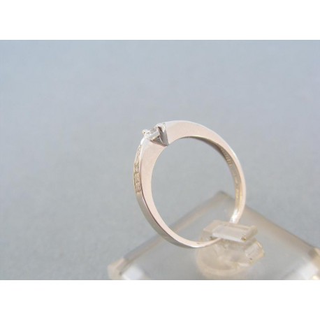 Krásny prsteň biele zlato VP56219B