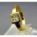 Zlatý prsteň kamienok zirkónu žlté zlato VP51257Z