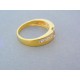 Dámsky zlatý prsteň žlté zlato zirkóny VP52304Z
