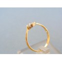 Elegantný dámsky prsteň žlté zlato zirkóny VP58212Z