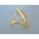 Veľký elegantný zlatý dámsky prsteň žlté biele zlato VP61457V