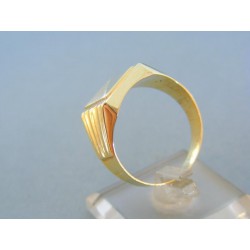 Zlatý prsteň žlté zlato jemna vlnovka VP69664Z
