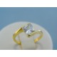 Jemný zlatý dámsky prsteň žlté zlato zirkón VP53250Z