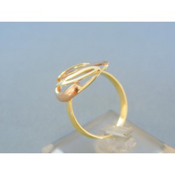 Očarujúci dámsky prsteň žlté červené zlato DP57275V