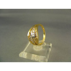 Zlatý dámsky prsteň viacfarebne zlata DP57428V