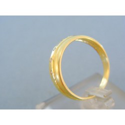 Zlatý dámsky prsteň žlté zlato zirkón VP58315Z