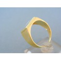 Zlatý pánsky prsteň dvojfarebné zlato VP67557V