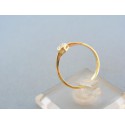 Zlatý prsteň dámsky žlté zlato zirkón VP49110Z