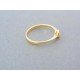 Zlatý prsteň dámsky žlté zlato zirkón VP49110Z