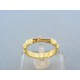 Zlatý prsteň ruženec dvojfarebné zlato zirkón VP53361V