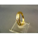 Zlatý dámsky prsteň vyrezávaný žlté zlato VP56278Z