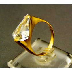 Zlatý dámsky prsteň so zirkónom žlté zlato VP55424Z