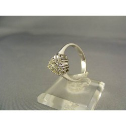 Diamantový prsteň v bielom zlate VD54400