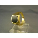 Zlatý pánsky prsteň s onyxom žlté zlato VP65570Z
