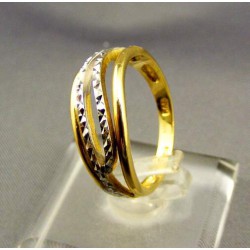 Zlatý dámsky prsteň viacfarebné zlata VP56374V
