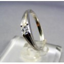 Zlatý dámsky prsteň biele zlato kamienok VP51166B