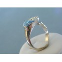 Krásny strieborný dámsky prsteň krištáliky swarovského DPS61602prs