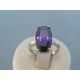 Dámsky strieborný prsteň fialový zirkón DPS55635prs