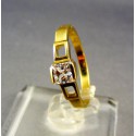 Zlatý dámsky prsteň so zirkónom žlté zlato VP55237Z