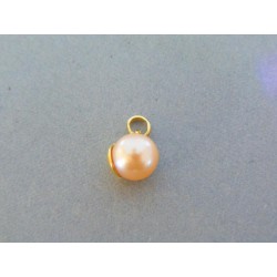 Zlatý prívesok žlté zlato perla DI160Z