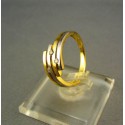 Zlatý prsteň dámsky dvojfarebné zlato VP51231V