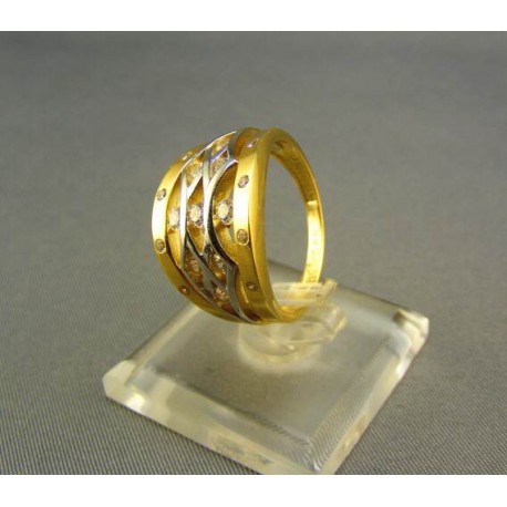 Dámsky prsteň viacfarebný s kamienkami