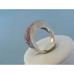 Strieborný prsteň krištáliky swarovského VPS54501