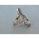 Strieborný prsteň elegantný tvar krištáliky VPS58832