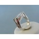 Strieborný prsteň trblietavý zirkón VPS54740