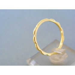 Zlatý prsteň ruženec žlté zlato VP62215Z 14 karátov 585/1000 2.15g